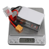 URUAV 22.2V 1100mAh 120C 6S LiPo Battery XT60 Plug for RC Drone