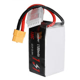 URUAV 22.2V 1100mAh 120C 6S LiPo Battery XT60 Plug for RC Drone