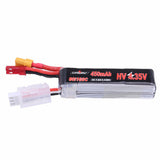 URUAV 7.6V 450mAh 80C/160C 2S HV 4.35V Lipo Battery XT30 Plug for FPV Racing Drone