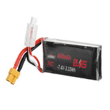 URUAV 7.4V 450mAh 70C 2S HV LiPo Battery XT30 Plug for RC Drone