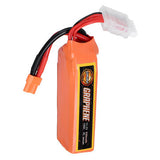 2Pcs URUAV GRAPHENE 4S 15.2V 550mAh 100C HV Lipo Battery XT30 Plug for FPV RC Racing Drone