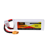ZOP Power 11.1V 2700mAh 3S 30C Lipo Battery XT60 Plug