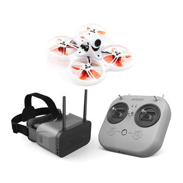 EMAX Tinyhawk III 76mm 1S Whoop FPV Racing Drone RTF Frsky_D8 Runcam Nano4 Cam F4 FC 25/100/200mw VTX EMAX E8 Transmitter Transporter 2 DVR Goggles