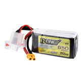 Tattu R-Line V1.0 14.8V 650mAh 95C 4S Lipo Battery XT30 Plug for iFlight TITAN DC2 FPV Racing Drone