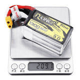 2Pcs TATTU R-LINE Version 3.0 22.2V 1300mAh 120C 6S1P Lipo Battery XT60 Plug for iFlight Nazgul5 227mm 4S 5 Inch FPV Racing Drone